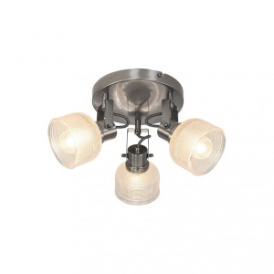Lustra aplicata cu 3 spoturi design clasic FRANCIS crom satin 5439 RX - Img 1