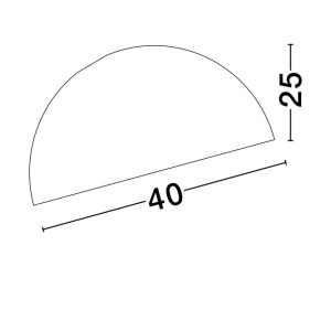 Lustra aplicata design decorativ GEA alb D-40cm - Img 7