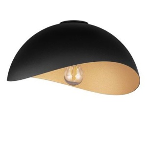 Lustra aplicata design decorativ OPSI negru/auriu D-30cm - Img 1