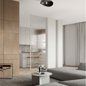 Lustra aplicata design decorativ OPSI negru D-40cm - Img 2