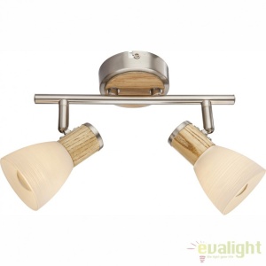 Lustra aplicata design modern 2 brate GYLFI 54352-2 GL - Img 1