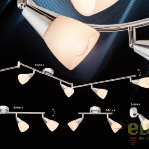 Lustra aplicata design modern 2 spoturi finisaj cromat TADEUS 54919-2 GL 67967 universul-luminii.ro