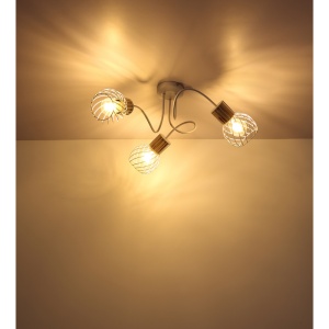 Lustra aplicata design modern LUISE alb 54012-3 GL - Img 6