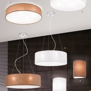 Lustra aplicata design modern Ufo 50cm maro 199927 universul-luminii.ro