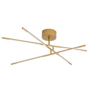 Lustra aplicata LED design modern RACCIO auriu - Img 1