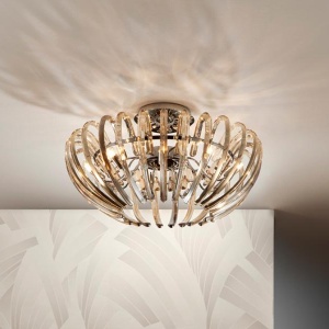 Lustra aplicata moderna design elegant 53cm ARIADNA champagne SV-876360 - Img 2