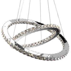 Lustra avangard cu cristale, inele reglabile,LED Marilyn 67032-60 GL