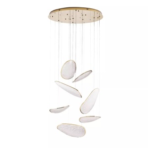 Lustra casa scarii lumina decorativa LED Empire 121W auriu