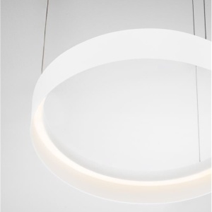 Lustra circulara aluminiu alb LED CCT LUMIA 50cm 632617 universul-luminii.ro