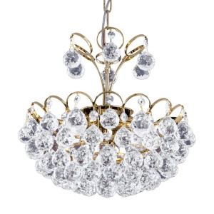 Lustra cristal Asfour, KRISTALL KLASSISCH auriu 40cm, 4, universul-luminii.ro