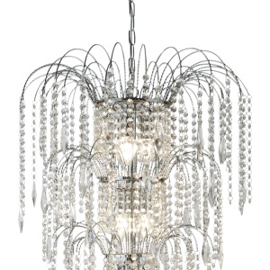 Lustra cristal casa scarii design LUX Waterfall 13L 1313-13CC SRT 42797 universul-luminii.ro