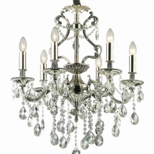 Lustra cristal Venezian diam. 62cm GIOCONDA SP6 ARGENTO 044927