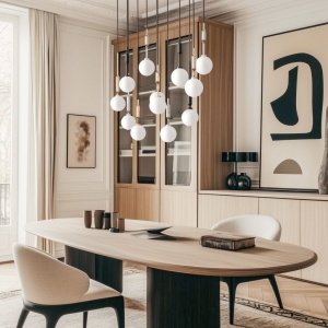 Lustra cu 12 pendule pentru tavane inalte, hol, casa scarii Ero XII multicolor 60 - Img 2