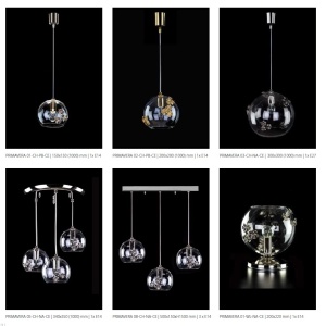 Lustra cu 3 pendule design LUX decorativ PRIMAVERA 08-CH 200867 universul-luminii.ro