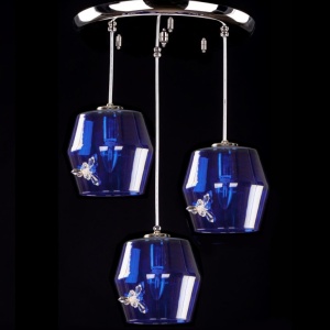 Lustra cu 3 pendule design LUX NIGHT SKY 06-CH
