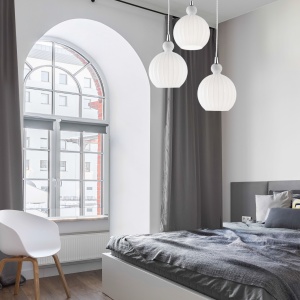 Lustra cu 3 pendule design modern Odell alba NVL-9190882 76887 universul-luminii.ro