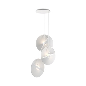 Lustra cu 3 pendule LED design deosebit Reflex - Img 1