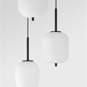 Lustra cu 3 pendule modern Lato negru 202037 universul-luminii.ro