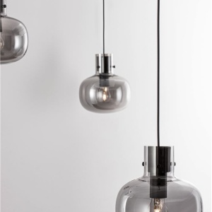 Lustra cu 4 pendule design modern CINZIA fumuriu 201957 universul-luminii.ro