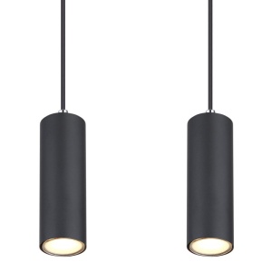 Lustra cu 4 pendule design modern ROBBY negru 114277 universul-luminii.ro