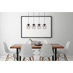 Lustra cu 4 Pendule minimaliste stil industrial Willa 106247 universul-luminii.ro