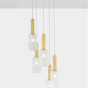 Lustra cu 5 pendule design modern Certa 228687 universul-luminii.ro