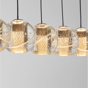 Lustra cu 5 pendule LED design modern LICIO 236437 universul-luminii.ro