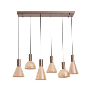 Lustra cu 6 pendule LED Cannes 600337 universul-luminii.ro