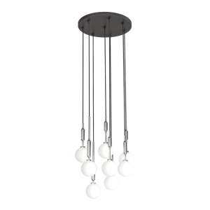 Lustra cu 8 pendule suspendate Ero VIII crom 40