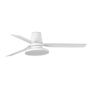 Lustra cu Ventilator tavan si telecomanda PUNT TUB M TAK alb 4000K