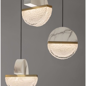 Lustra decorativa cu 8 pendule LED 3000K DORIN - Img 5