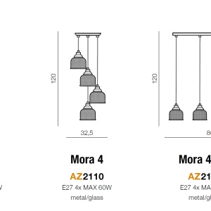 Lustra design deosebit Mora LINE - Img 3