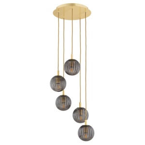 Lustra design modern cu 5 pendule Paloma 145817 universul-luminii.ro