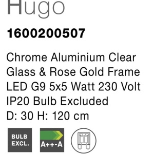Lustra design modern decorativ Hugo 5L 78267 universul-luminii.ro
