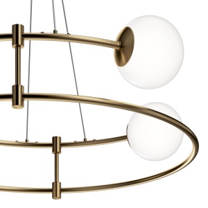 Lustra design ultramodern minimalist Balance 4L auriu 100627 universul-luminii.ro
