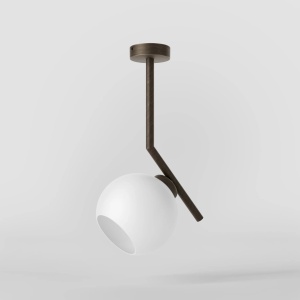 Lustra din alama stil modern Art Deco Spheres - Img 2