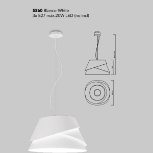 Lustra eleganta design minimalist ALBORAN Large 132117 universul-luminii.ro