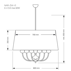 Lustra eleganta design modern realizata manual Narni, 6L 79747 universul-luminii.ro