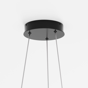 Lustra inelara suspendata LED Rim 80cm negru 594907 universul-luminii.ro