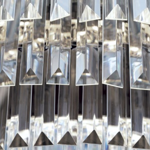 Lustra LED aplicata cristal design elegant lux PRISM D-95cm crom - Img 5
