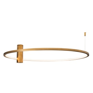 Lustra LED aplicata design circular Queen 80cm - Img 2