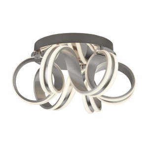 Lustra LED aplicata design modern Belle argintiu
