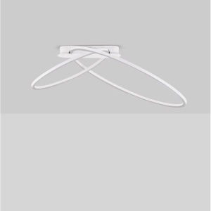 Lustra LED aplicata design modern minimalist KIKLOS alb - Img 4