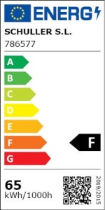 Lustra LED aplicata design ultra-modern 80cm Colette. crom - Img 6