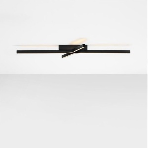 Lustra LED CCT aplicata design modern AKRO negru 169127 universul-luminii.ro