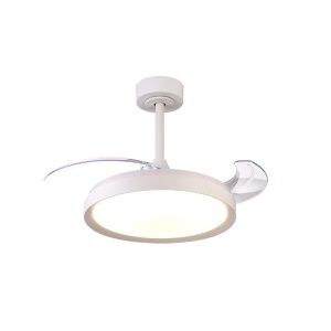 Lustra LED CCT cu ventilator si telecomanda MISTRAL Mini alb MA-8829