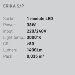 Lustra LED circulara diametru 60cm ERIKA 146647 universul-luminii.ro