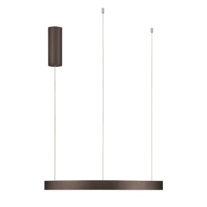 Lustra LED circulara ELOWEN 60cm, maro 147687 universul-luminii.ro