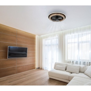 Lustra LED cu ventilator si telecomanda BOZAN 162947 universul-luminii.ro