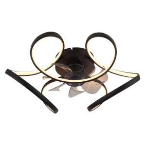 Lustra LED cu ventilator si telecomanda LORIS 03638 GL 247067 universul-luminii.ro